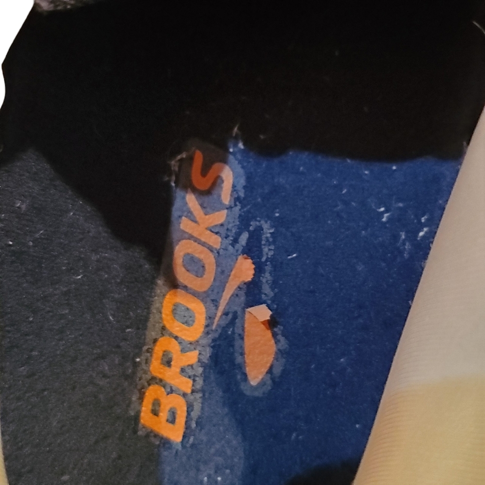 Brooks Ghost 16 Running Shoe White/ Peacoat/ Orange, Mens 12 MSRP $160 - Picture 12 of 16